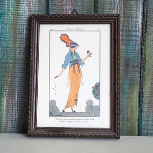Costumes parisiens. ,  wooden frame, antique, excellent quality