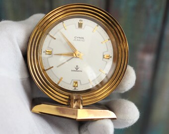 CYMA Amic Sonomatic 8 days - Swiss made  mechanical art deco clock -  not working