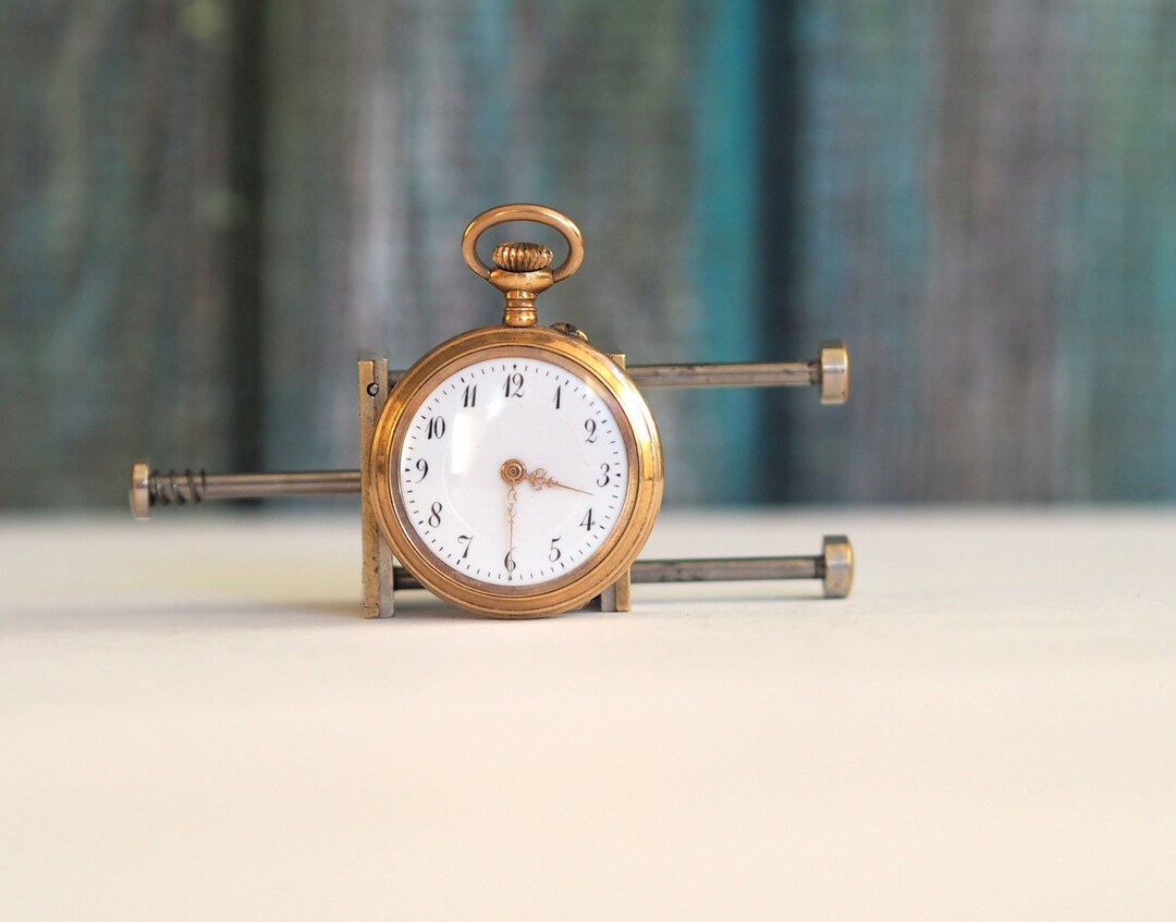 Antique German Mechanical Wind up Pocket Watch Not Working Etsy