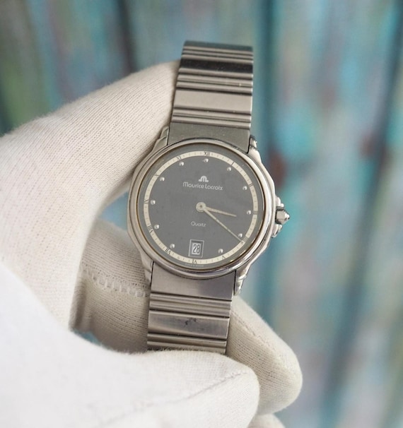 Maurice Lacroix Quartz Watch 32mm Stainless Case Black Dial