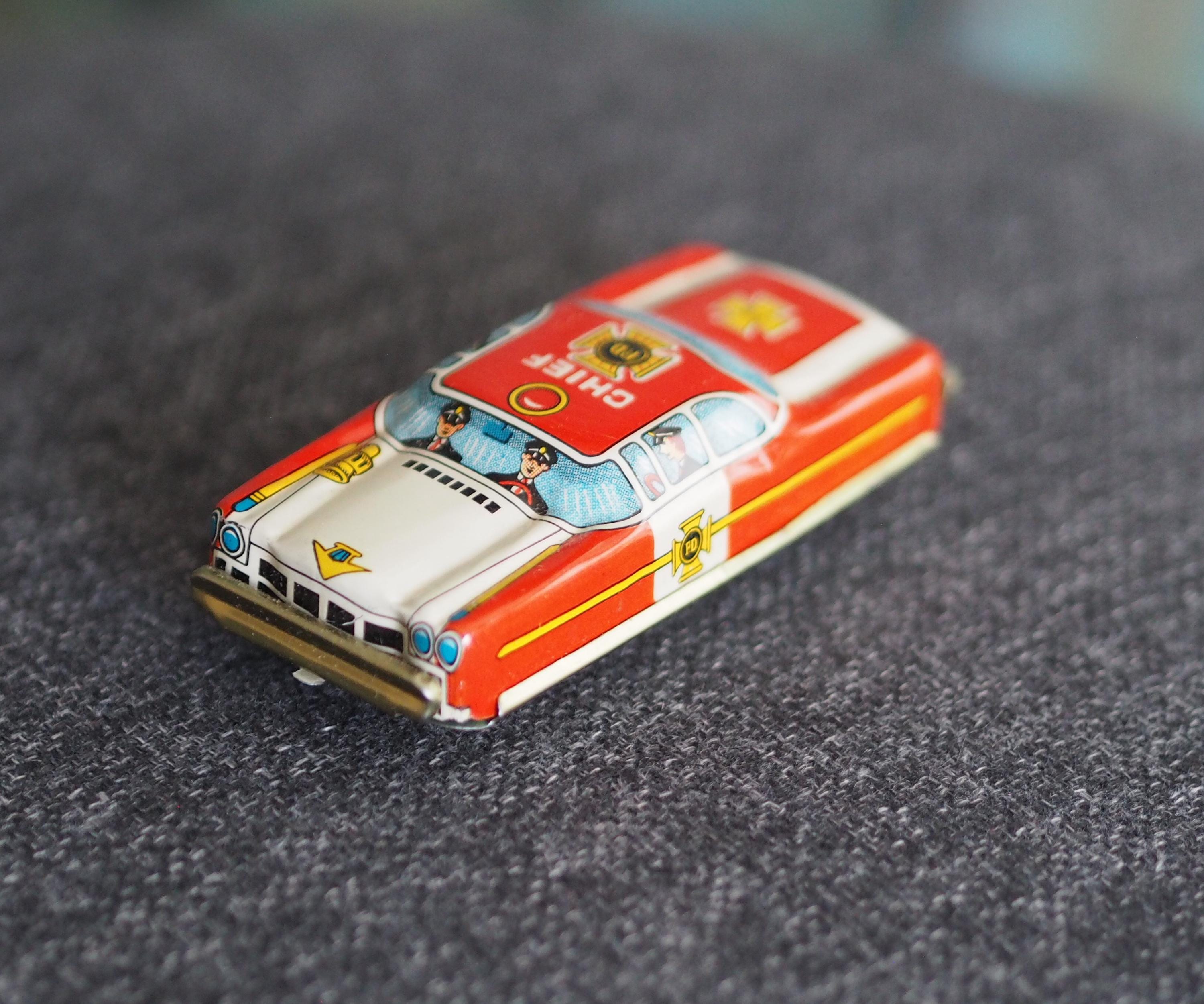Fire chief tin car - Etsy 日本