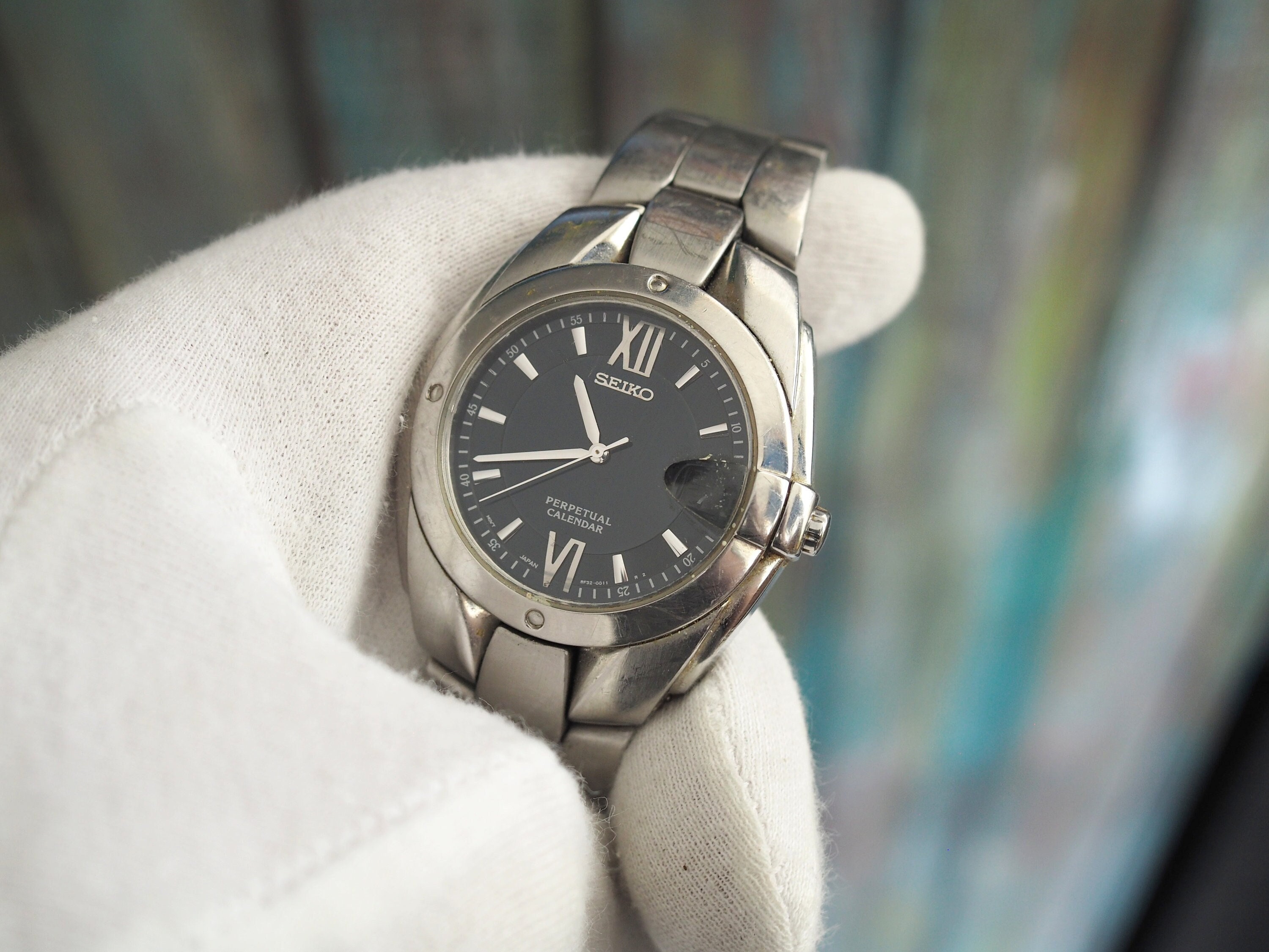 SEIKO Perpetual Calendar 8F32 0010 not working for spares repair