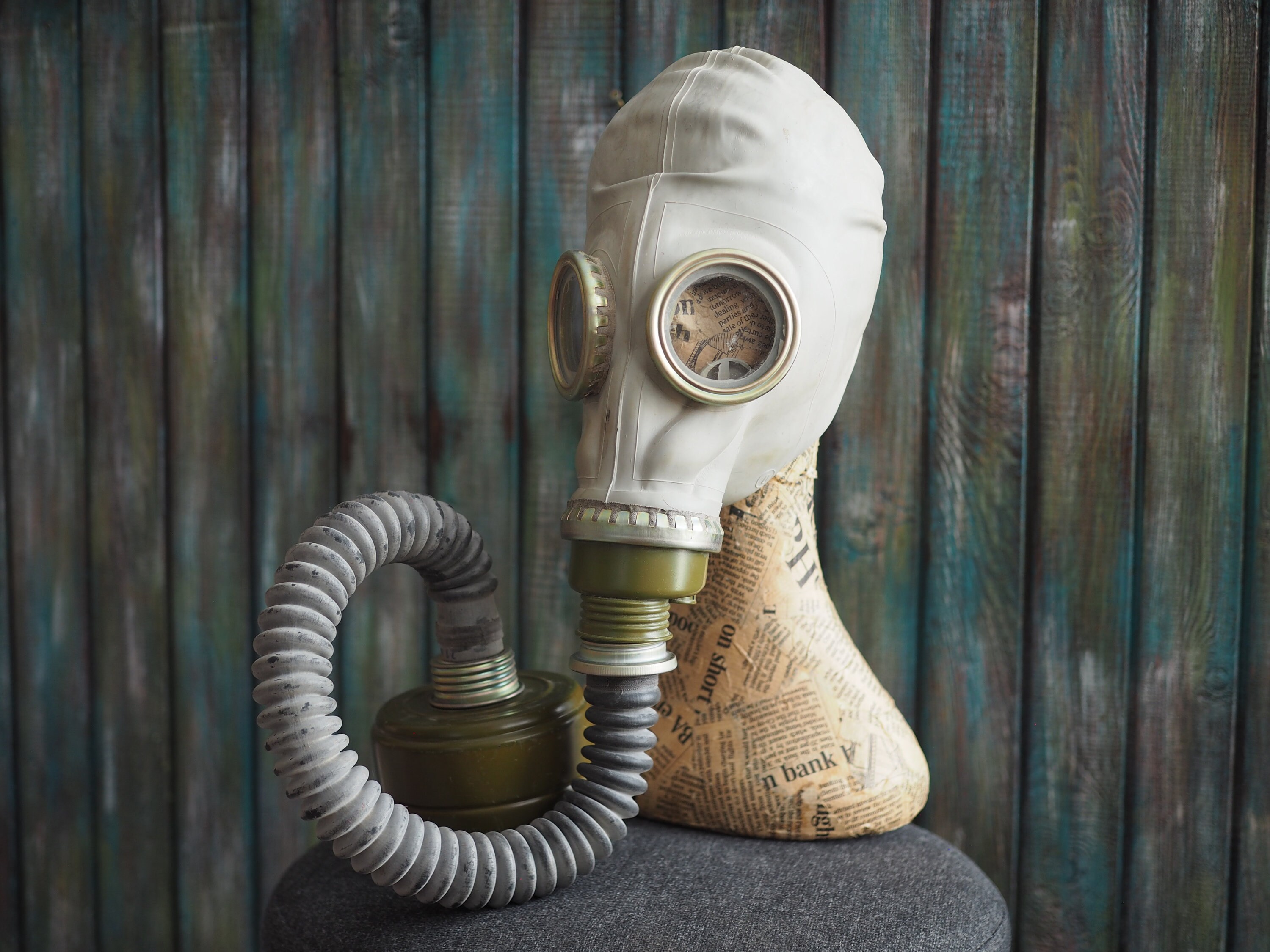 Vintage Military Gas Mask - Mint Condition, Full Set in a