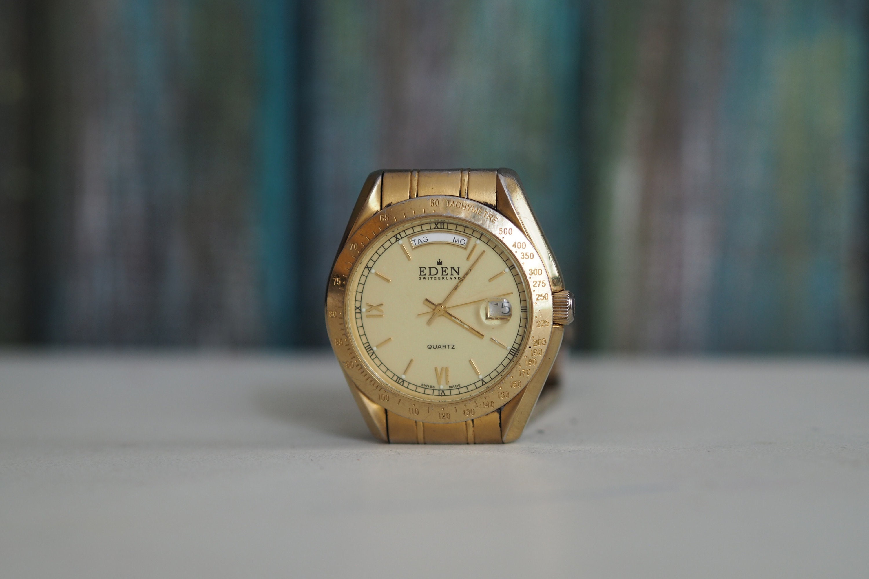 EDEN Swiss made Quarz Herrenuhr, nicht geprüft, verkauft als