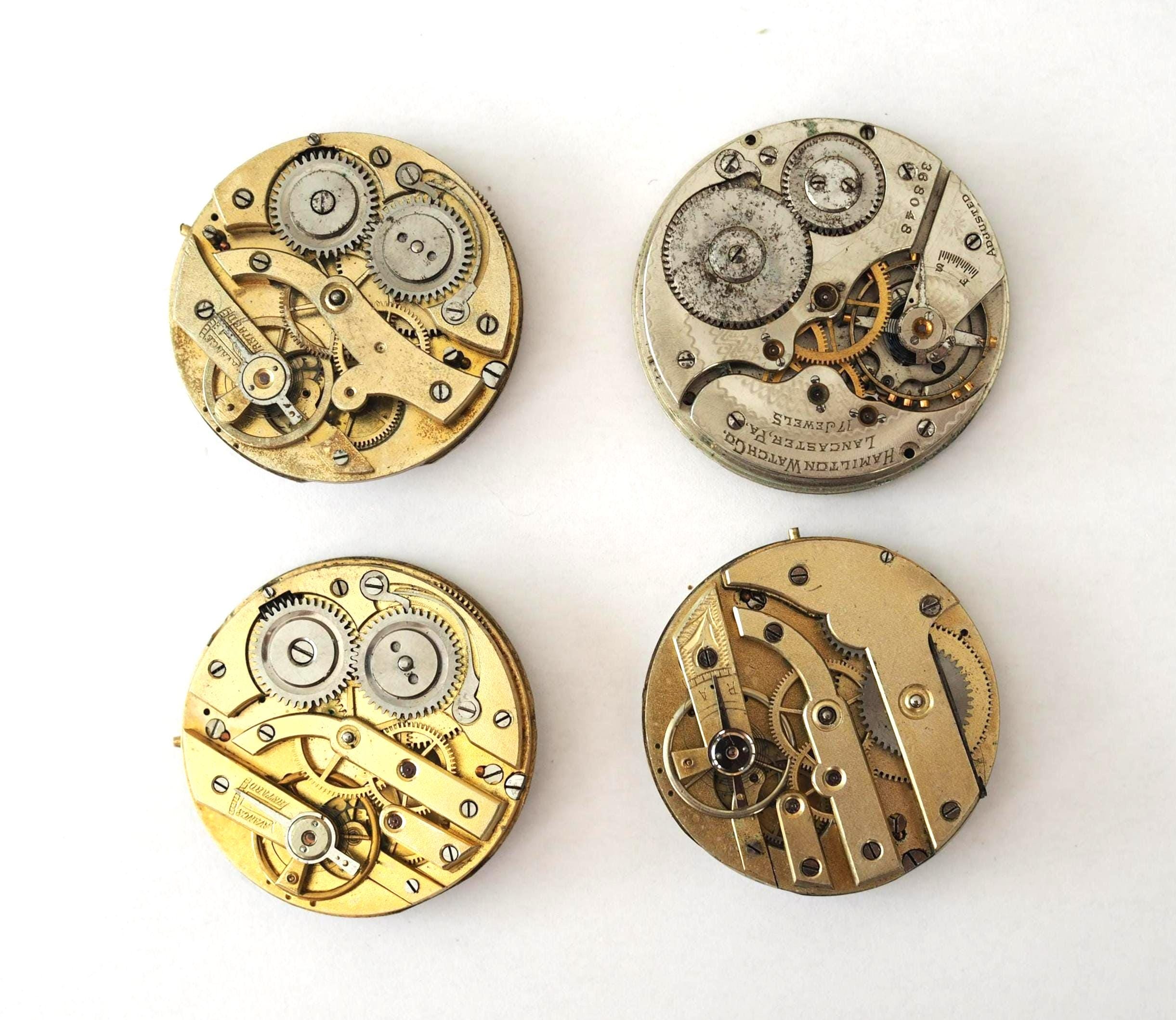 ☺︎ Vintage Pocket Watch Movement - Etsy