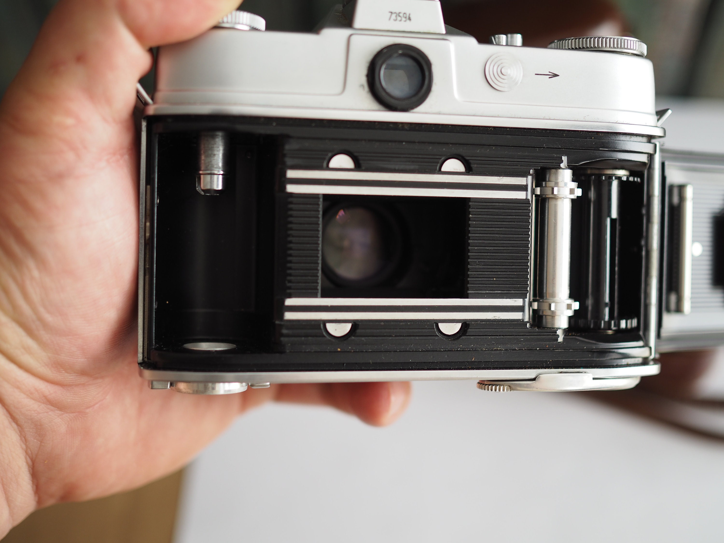 1950 年代のドイツ製写真カメラ Kodak Retina Reflex、ビンテージ