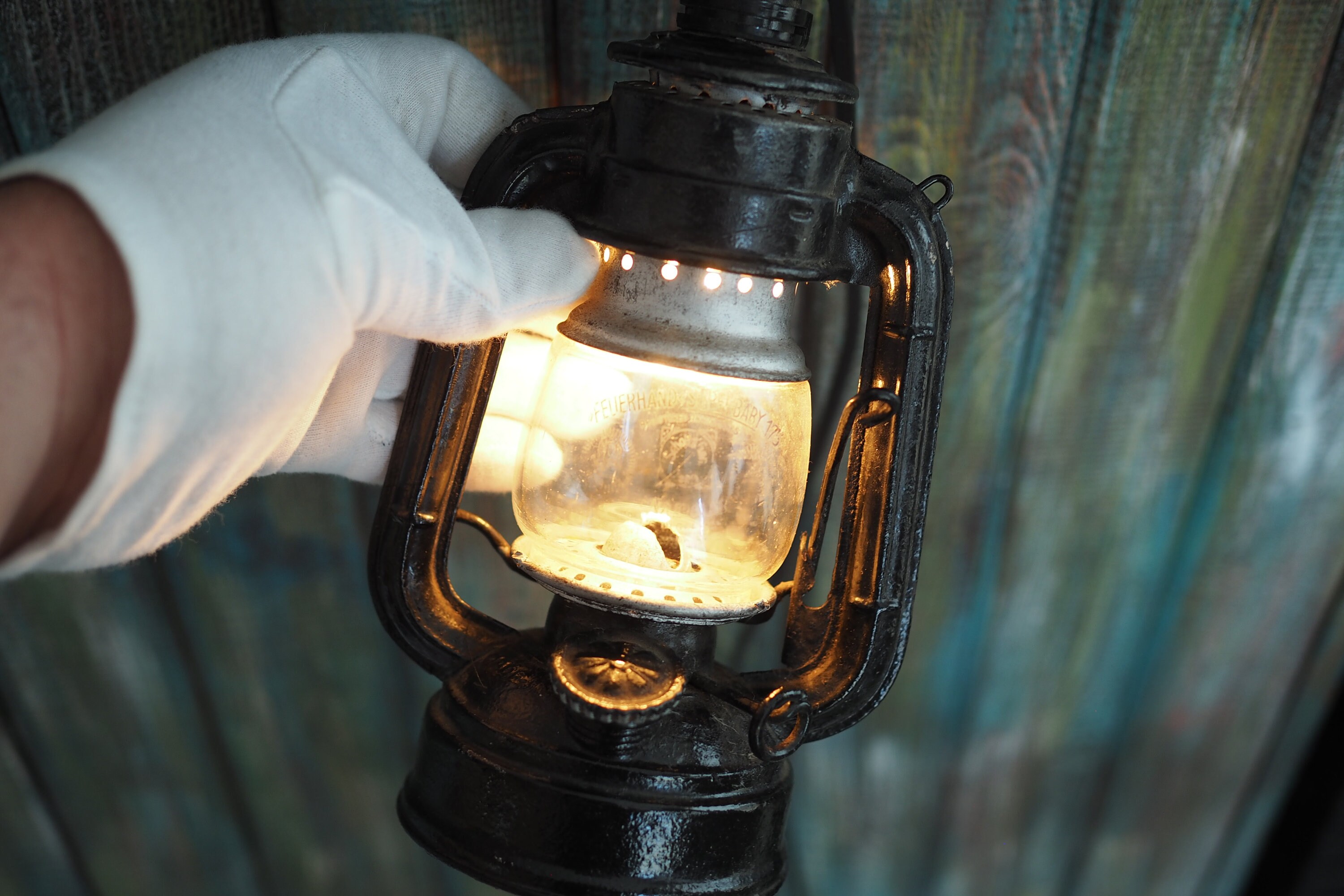 Antique Nr.175 Feuerhand Superbaby Lantern Germany Rare
