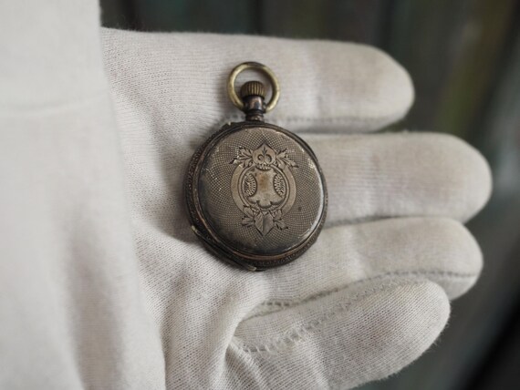 Montre à Gousset Ancienne En Argent - Ne Fonctionne Pas (HS), Pour Collection Ou Décoration