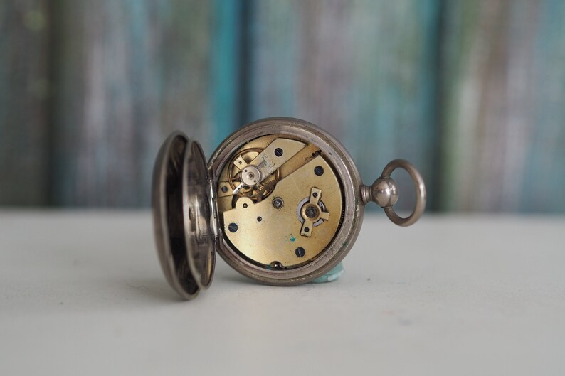 Antique Key Winding Pocket Watch Not Working Etsy