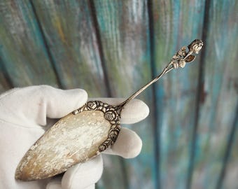 Ensemble de pâtissiers/gâteaux/serveuses à sucre/pâtisserie en argent 835, Allemagne, Hildesheimer Rose
