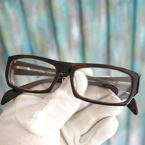 Lesca Lunetier Eyeglasses Frames Mod.Buddy Col.032 Rectangular 52-18-130,Mint Condition, Handmade Optical Frames