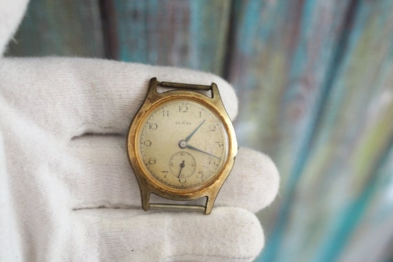 DURAL Swiss Made Mechanical Wind up Watch Not Working, Sold  display picture 3