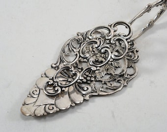 アンティークドイツ製 .835 シルバー ペストリー/ケーキ/シュガー