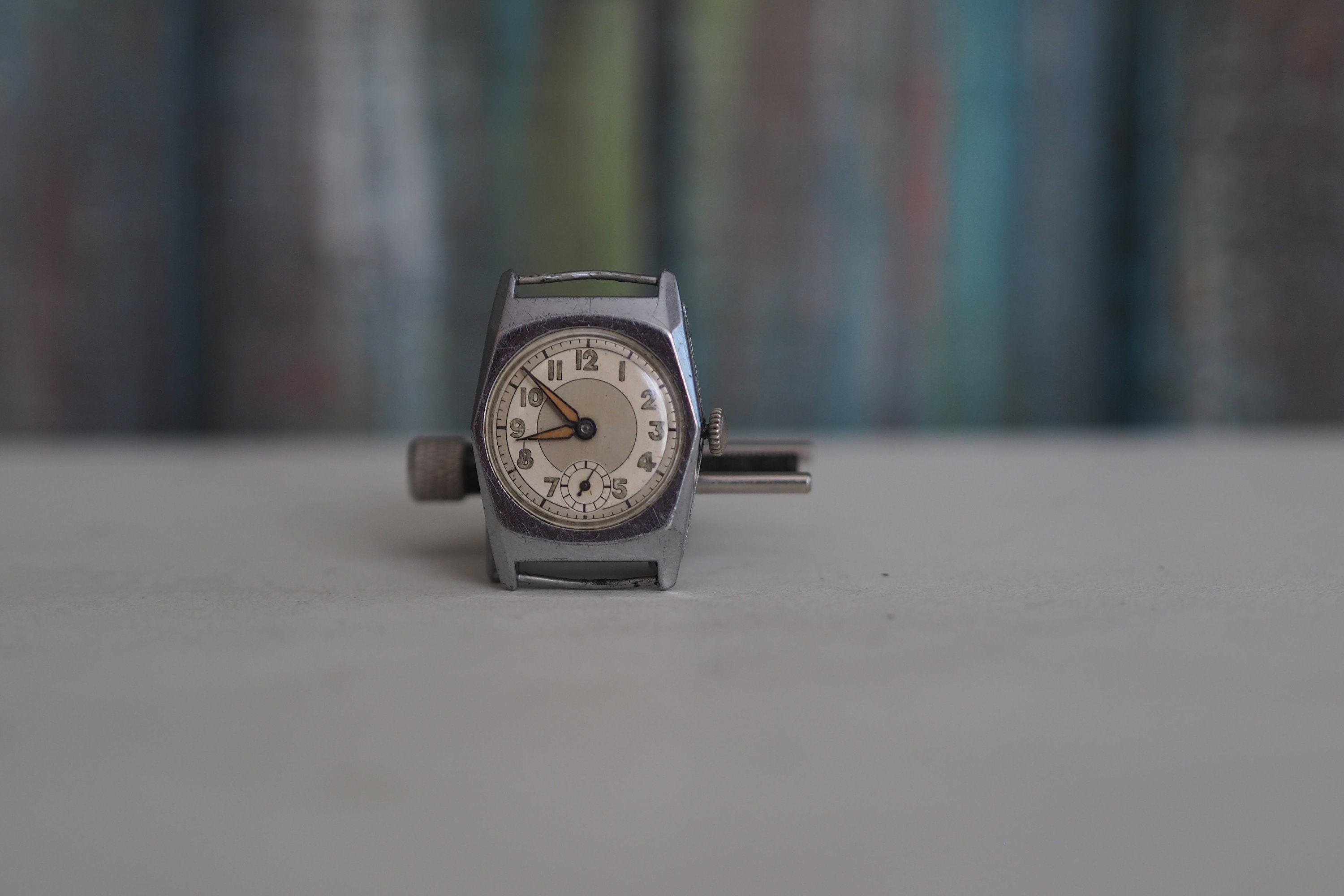 1940-50's Swiss  Art Deco    watch - not working, for spares, repair