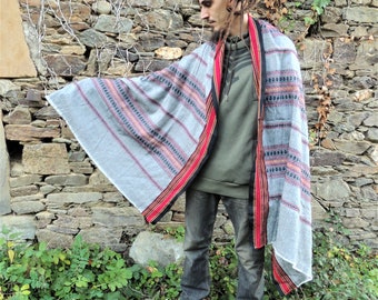 Cozy Warm Long Marron Hommes Écharpe Plaid coton tartan Cozy Warm Long Marron Hommes Écharpe Plaid coton tartan