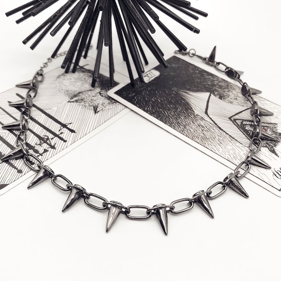 aesthetic emo necklace