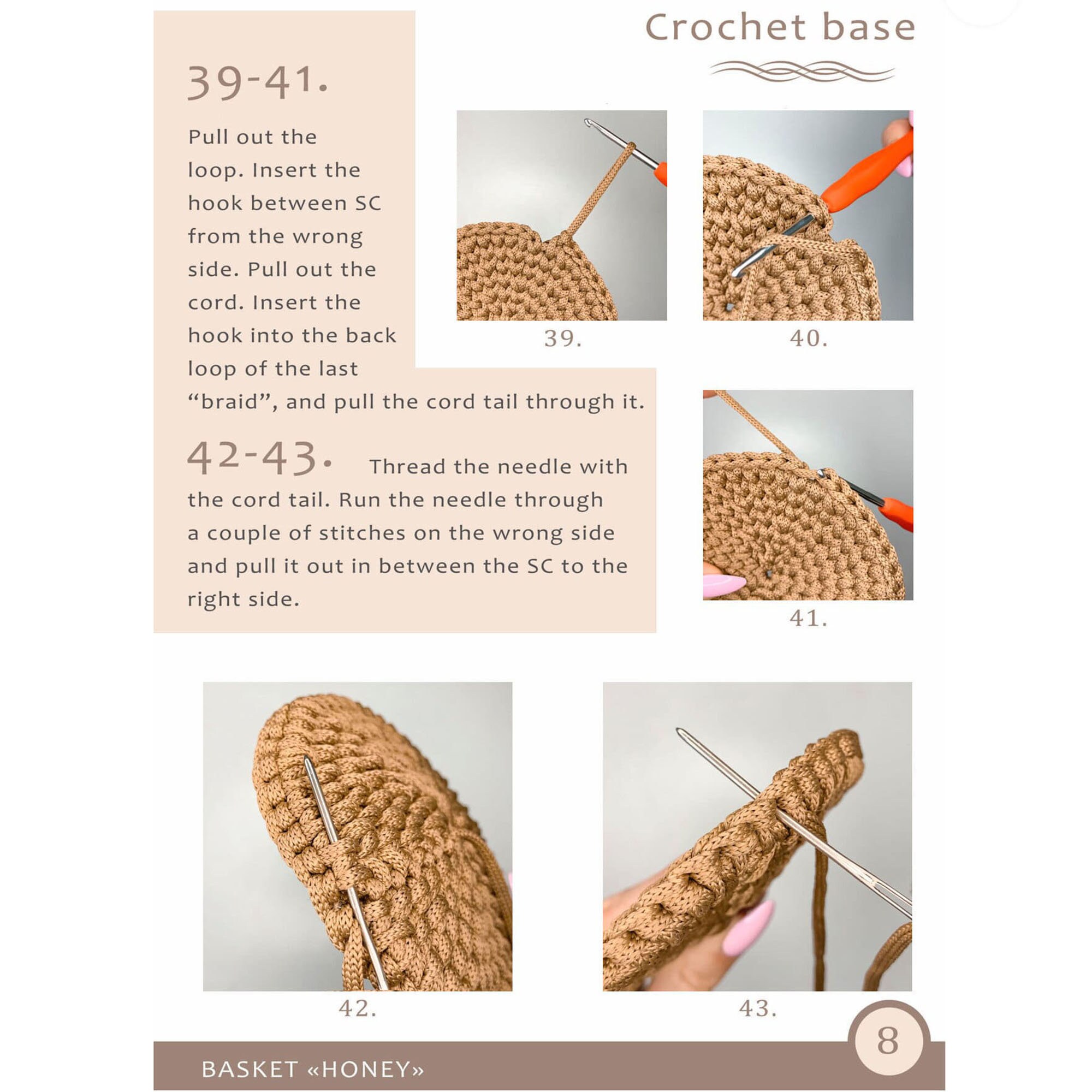 Crochet Pattern-video Tutorial-round Basket Pattern-crochet - Etsy Canada