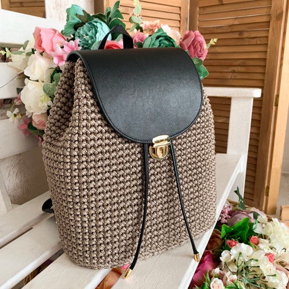 crochet backpack pattern