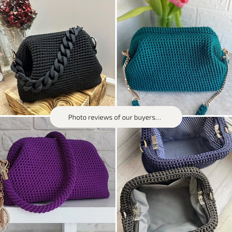 Crochet Patterns Bag Step by Step Pattern for Bag Making How Etsy