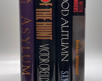 Assorted Classic 90’s Mystery Novels - Black Spines