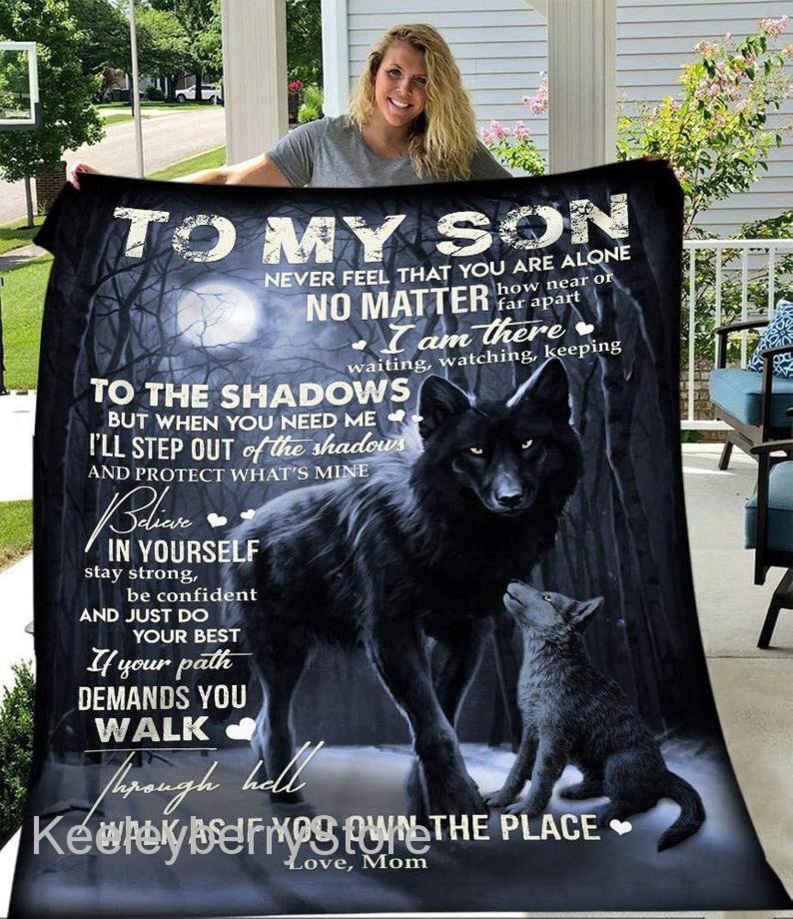 To My Son BlanketSon BlanketGifts For SonPersonalized Etsy