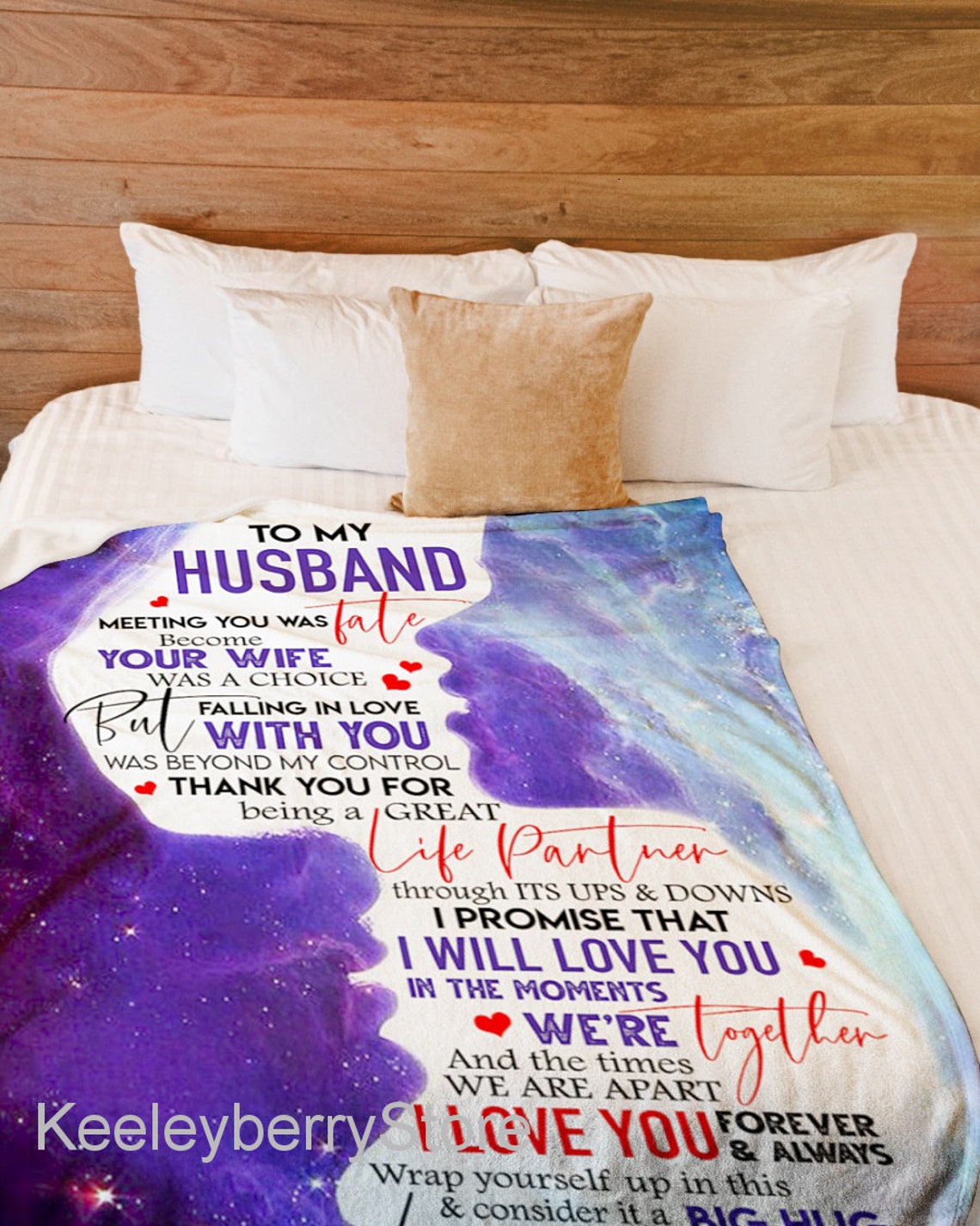 Gifts For Husband To My Husband Blanket Husband Blanket Etsy