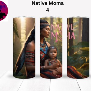 Native Moma Tumbler PNG 20oz