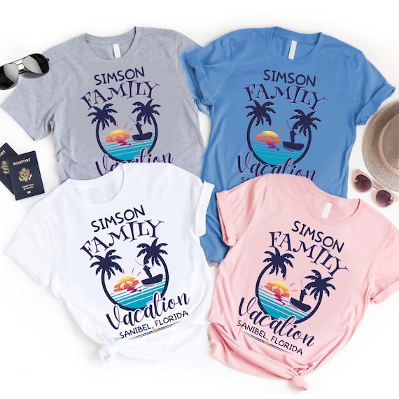 Personalized Summer Vacation Shirt Family Vacation Shirts Etsy
