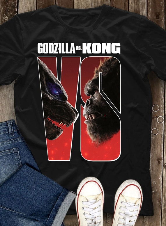 Godzilla vs Kong Tshirt team Godzilla shirt team Kong | Etsy