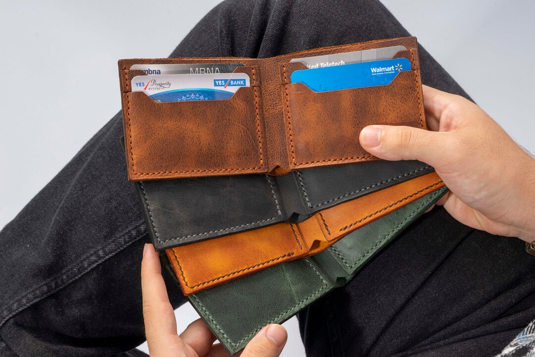 Mens Wallet Gift for Men Personalized Wallet Gift for Him Etsy