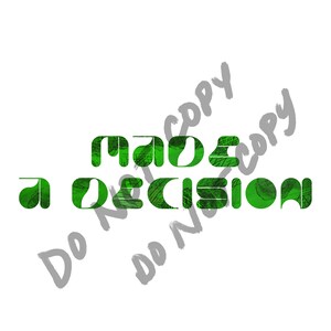 Prise de décision AA PNG 12 étape sobriété aa Alcoholics Anonymous spécialité faite à la main