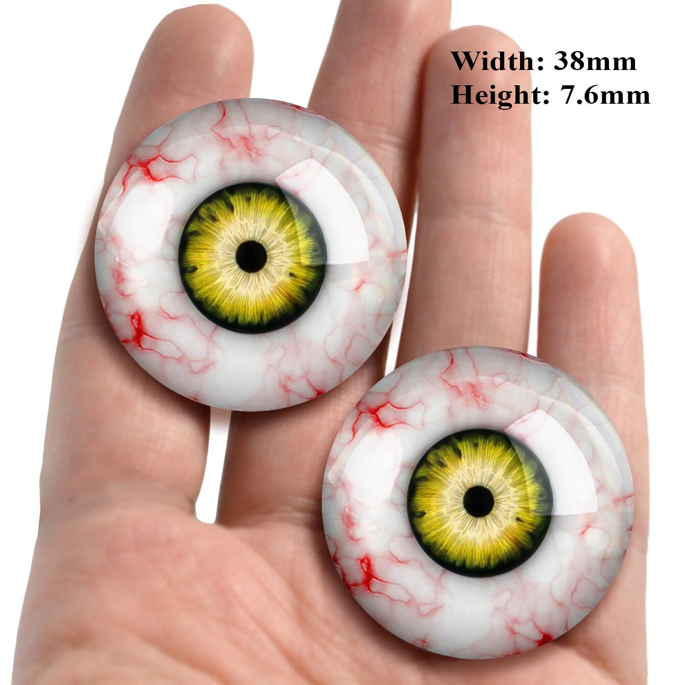  BESTOYARD 20 pcs Horror Eyeball Dragon Eye Simulation