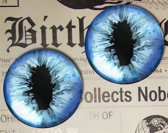Large Glass Eyes Zombie Halloween Craft Eyeballs 38mm 