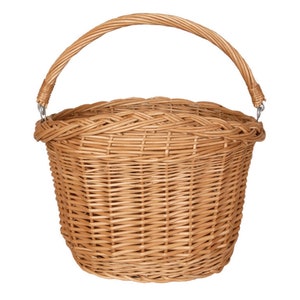 Bicycle basket, bicycle pannier, shopping basket, wicker basket