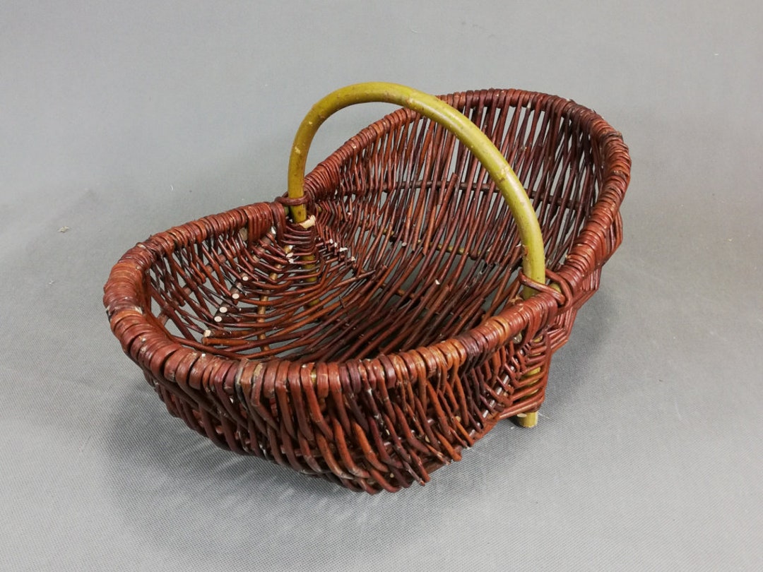 Wicker Garden Basket, Mushroom Basket, Basket for Vegetables or Fruits