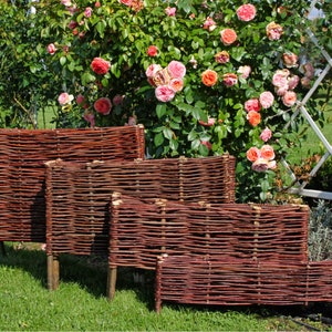 Wicker Palisades - Edge - Wicker fence - Lawn border - Palisade