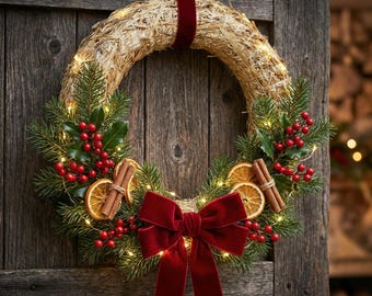 Handmade Straw Wreath Base – Eco-Friendly Craft Supply, Set of 10