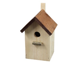 Bird nesting box, wooden bird house 26 x 14 x 12 (32mm)