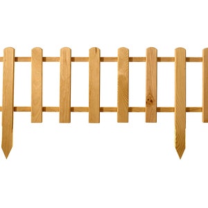 Wooden picket fence / fence panel - front garden ornamental fence