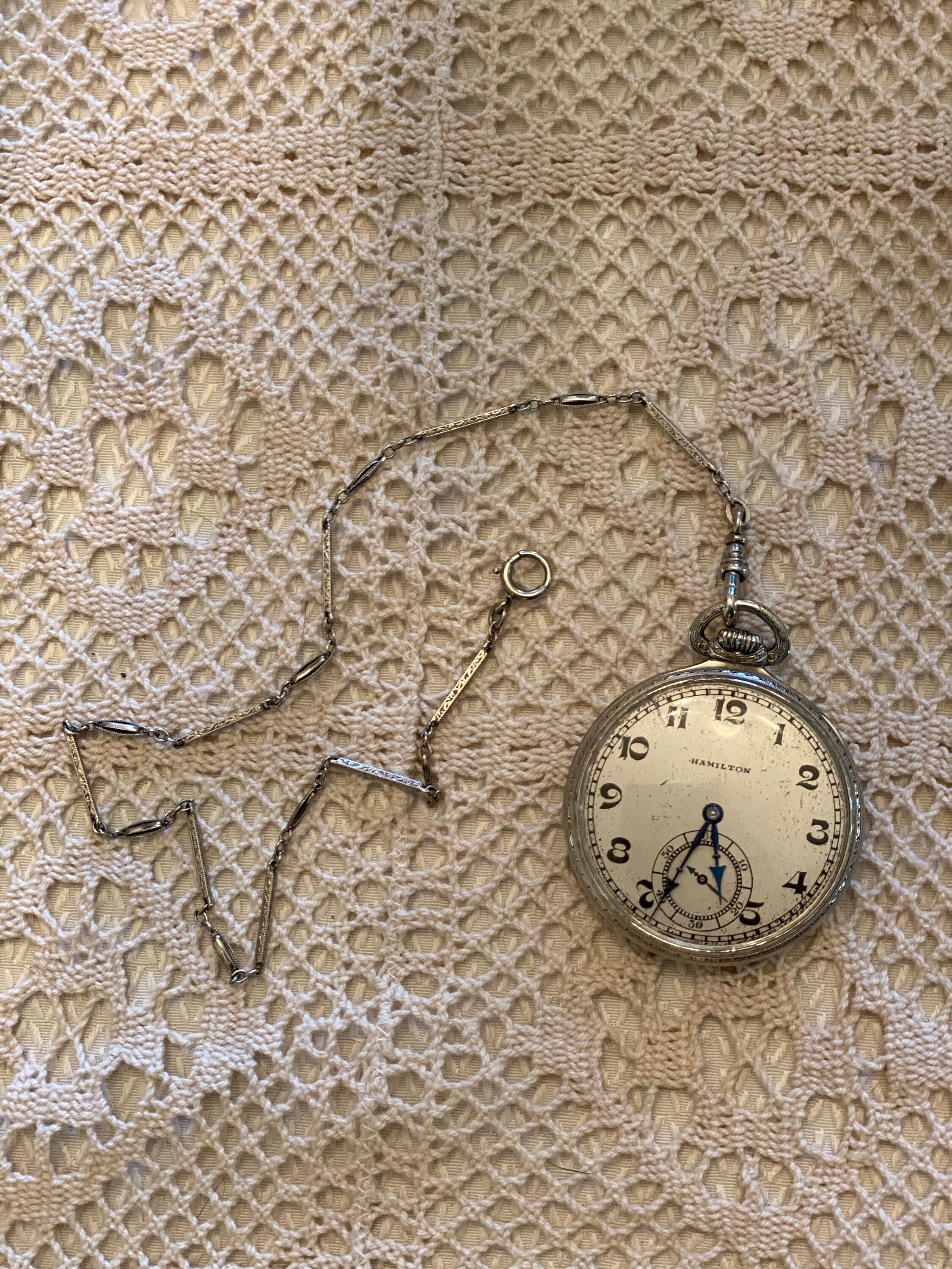 Hamilton Pocket Watch Etsy