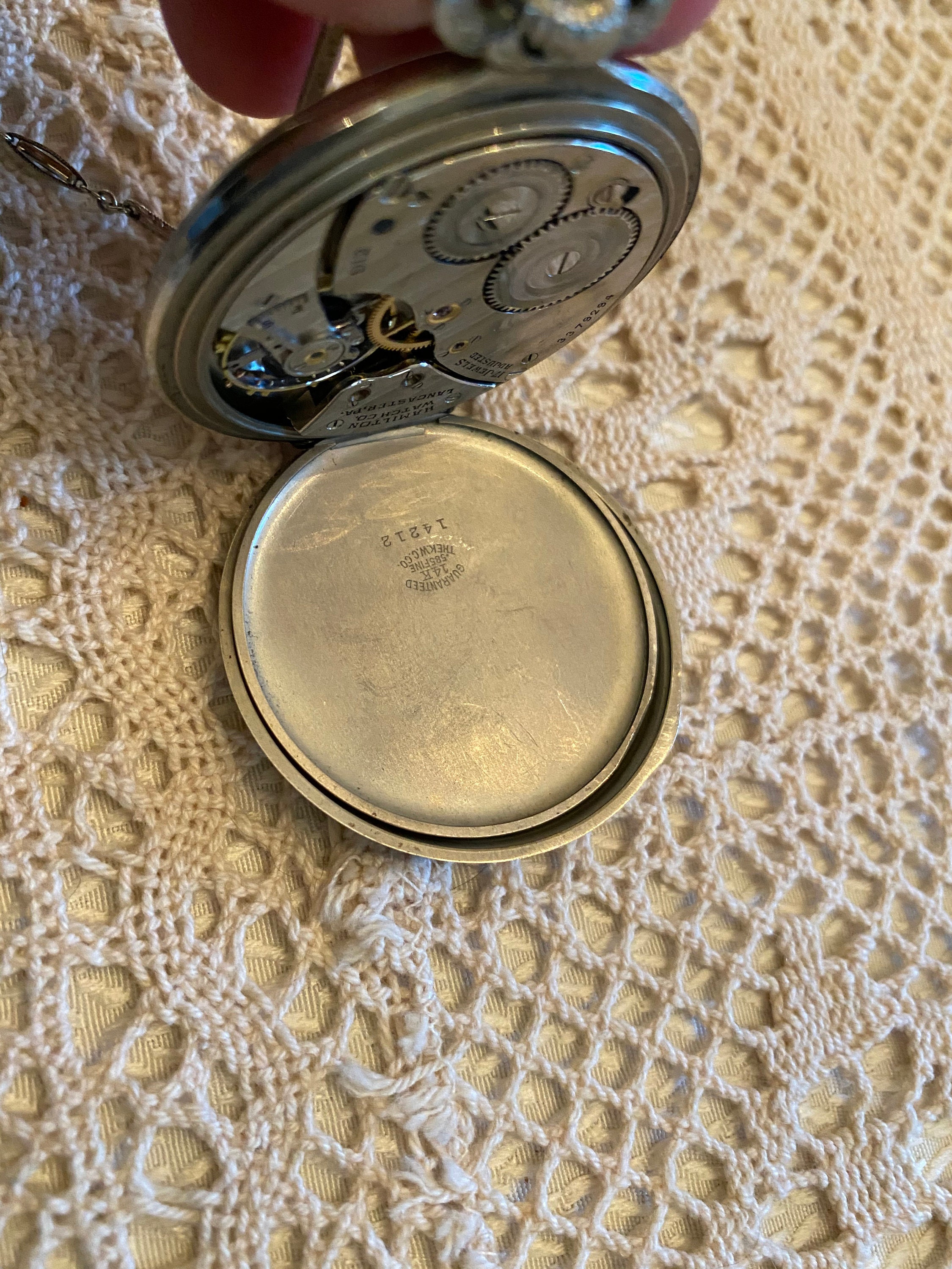 Hamilton Pocket Watch Etsy