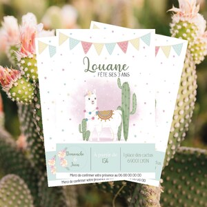 6 Cartes Invitation Anniversaire Cone De Fleursnoeud Etsy France