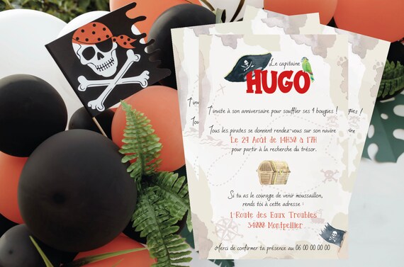 Carte Invitation Anniversaire Enfant Personnalisee Theme Etsy France