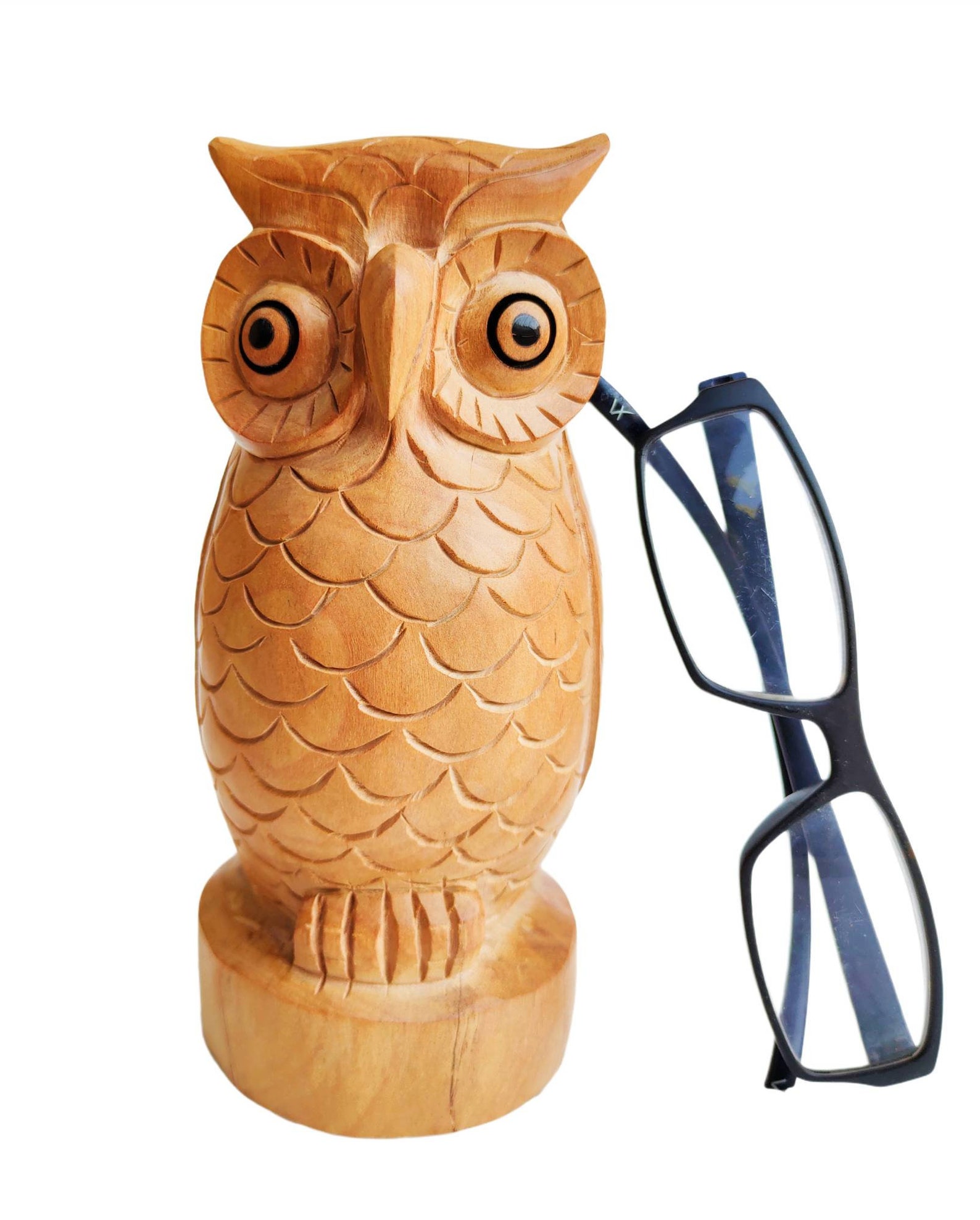 Owl Eyeglasses Stand holder Wooden Eye Glasses Holder Etsy