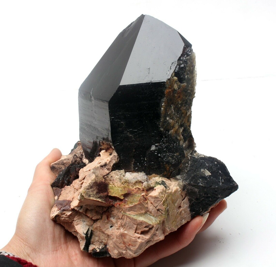 2310g Rare Natural Black QUARTZ Crystal Cluster Mineral Etsy