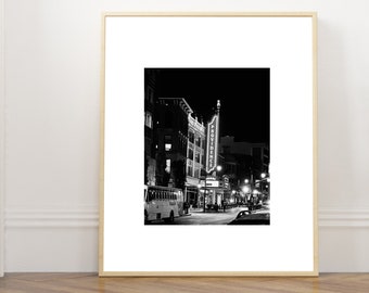 Providence Rhode Island Photography Print: Downtown Cityscape (Digital Download)