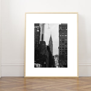 Chrysler Building | New York | Printable Wall Art | Black and White Photography Prints | Wall Art Prints | Downloadable Prints