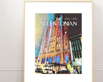 Impresión del Hotel Americus: Fotografía callejera de Allentown (Descarga digital)