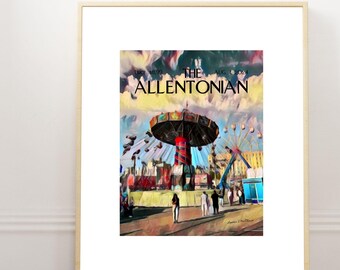 Impresión fotográfica de la Feria de Allentown: Decoración de pared de arte pop vintage (descarga digital)