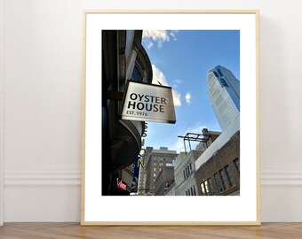 Impresión fotográfica de Philadelphia Oyster House: Arte mural de Pensilvania (descarga digital)